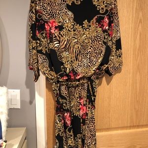 Colorful Thalia Sodi sexy dress